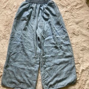 Wide leg culottes pants